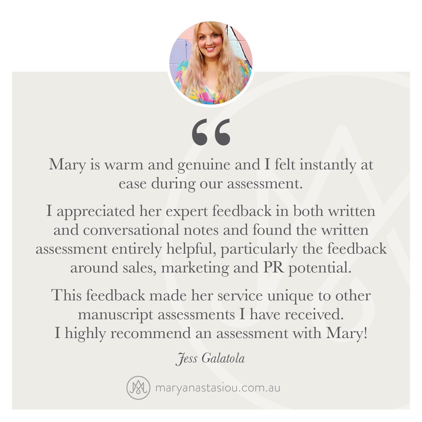 Manuscript or Illustration Assessment (Written PLUS 30 minute Zoom)