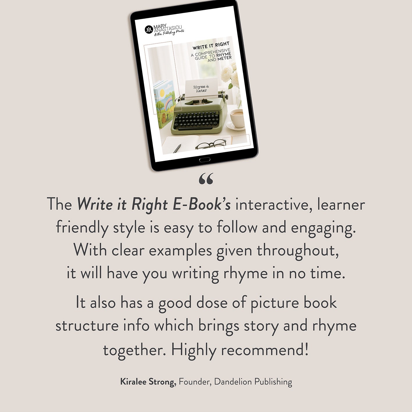 Write it Right: A Comprehensive Guide to Rhyme & Meter