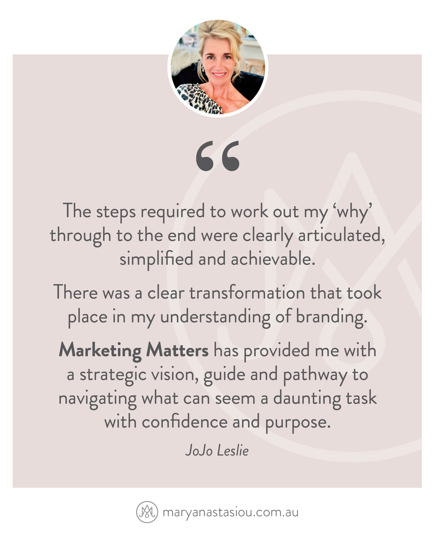 MARKETING MATTERS: Beyond the Book