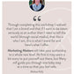 MARKETING MATTERS: Beyond the Book