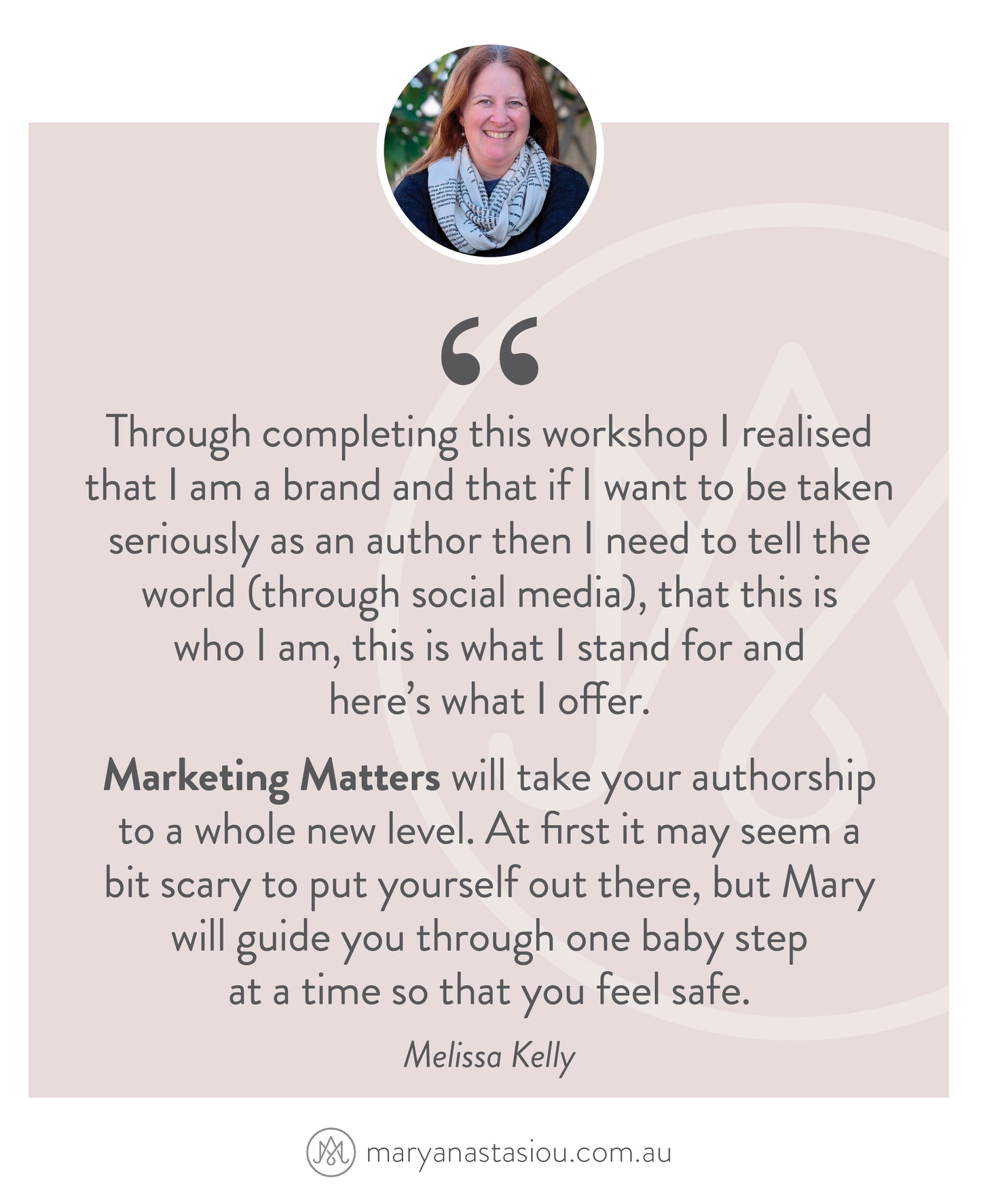 MARKETING MATTERS: Beyond the Book